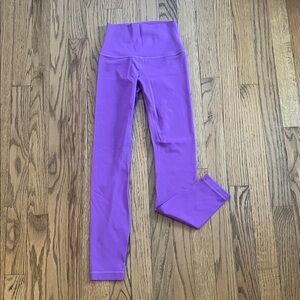 Lululemon Align Vibrant Purple Leggings 25” length